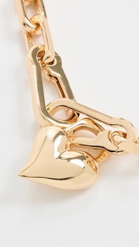 JENNY BIRD Women's Padlock Heart Chain Bracelet, High Polish Gold, One Size3