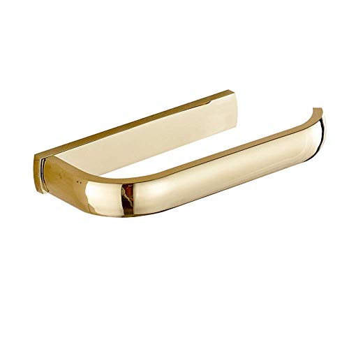 Preisvergleich Produktbild Badezimmer Deco Antik Messing poliert Platz Toilettenpapierhalter Badezimmer Wand befestigter Handtuchhaken Papier-Gewebe-Rollenhalter Halterung Aufhänger Toilettenpapierhalter Badezimmer Regal Prakti