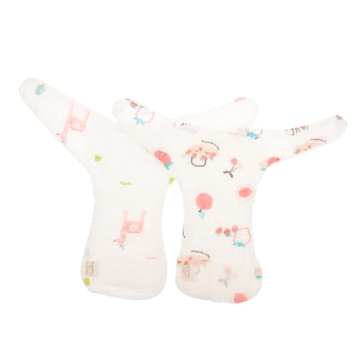 IWOWHERO Soft Cotton Newborn Diapers 2 Pack Reusable Washable Breathable Ideal for Little Girls Random Style