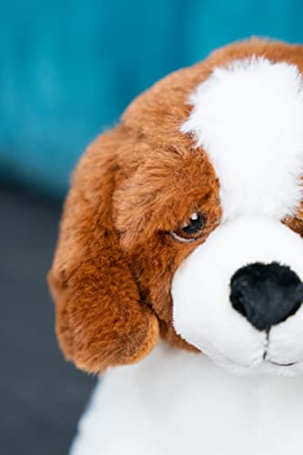 HEITMANN DECO PET Plüsch Cavalier King Charles Spaniel, Weiß / Braun