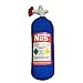 skrskr NOS Oxyde Nitrous Oreiller Bouteille De Voiture Décor Dossier Coussin Créatif en Peluche Oreiller