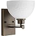 Progress Lighting P2087-20 Transitional One Light Bath from Legend Collection Dark Finish, Antique Bronze