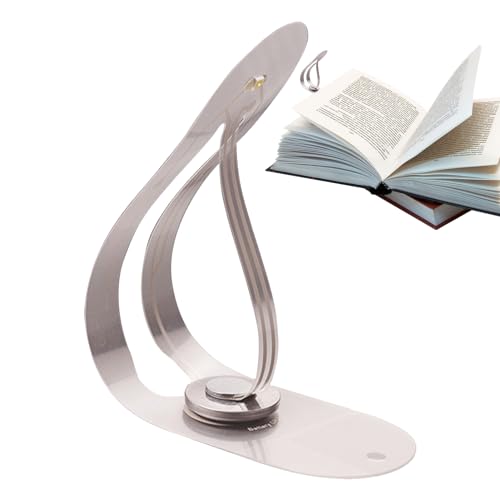 Mini luces para libros, lámpara de lectura - Marcador plegable con luz de libro portátil, luces de libro de larga duración amigables con los ojos para acampar, dormitorios, aulas, viajes, viajes de