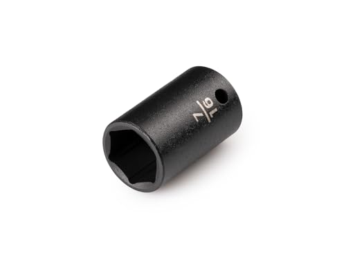 Image of TEKTON 1 /4 Inch Drive x 7 /16 Inch Shallow 6-Point Impact Socket | SID02011