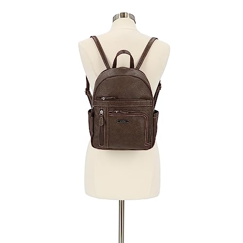 Image of MultiSac Women's Adele Backpack, Chocolate (Austin), One Size