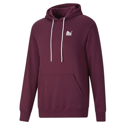 Sweat à capuche PUMA pour homme coupe ajustée contre le froid urbain