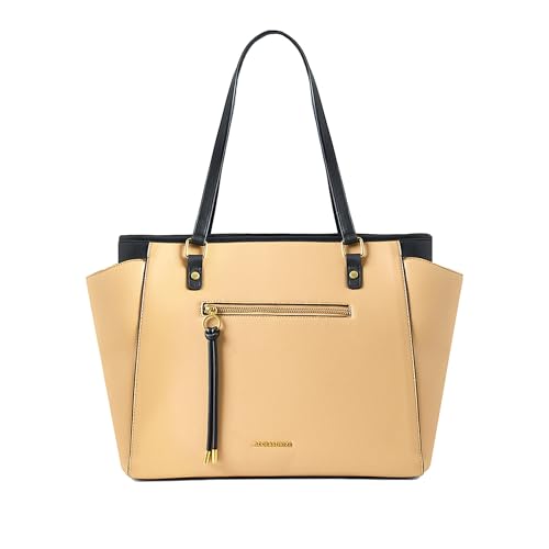 Image of Accessorize London Women's Serene Work Tote Bag | Elegant Office Bag | Stylish Shoulder Purse | Gift for Women
