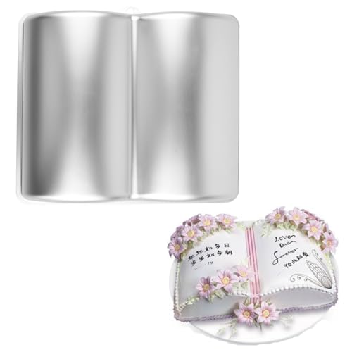 Moule de gâteau formée par livre, moule de nouveauté de moule de pâtisserie de Bakeware d'alliage d'aluminium de moule de cuisson du gâteau 3D