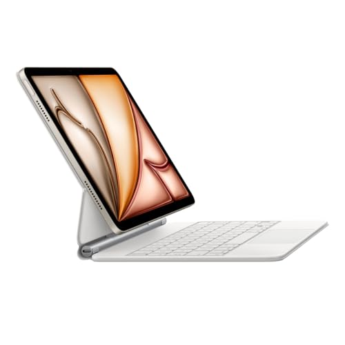 Apple Magic Keyboard 13-inch iPad Pro M4 wit QWERTY toetsenbord met trackpad, verlicht, USB-C, beschermhoes