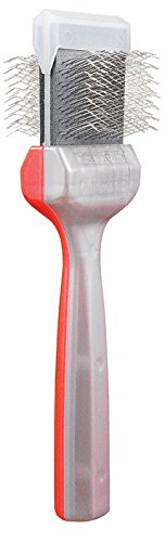 Duo Undercoat Brush - Three Brushes in One, Grooming Brush Dematting, Deshedding Dog Brush, Fur Detangling & Removes Loose Fur (4.5 cm)