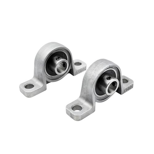 2/10個 KP08 KP000 KP001 KP002 KP003 KP004 KP005 KP006 KP007 内径8-35mm 亜鉛合金ピローブロックベアリング(10Pcs,KP08-8mm)