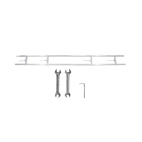 EBTOOLS Mühlenführungssystem, 1.8/2.7 m Aluminiumlegierung Kettensägenschiene Garten Holzbearbeitungszubehör für…