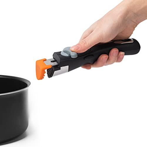 lzteck Universal Pot & Pan Handle, 2 Sets Detachable Removable, Scald-Proof Bakelite Pot Clip, Bowl Grip, for Flanging Pans Free Size - Image 4