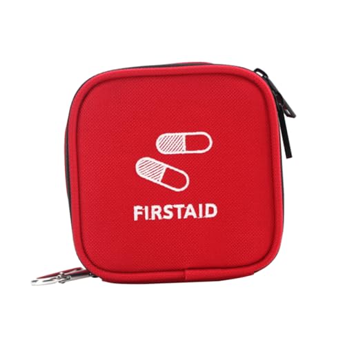 GOOHOCHY Travel First Aid Pouch Oxford Cloth Pouch Medicine Container for Outdoor Activities