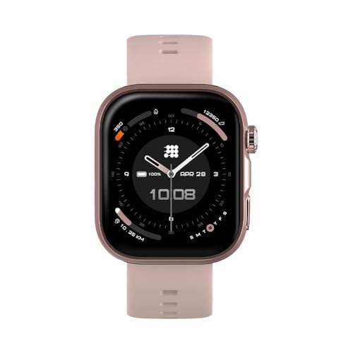 Cubitt VIVA 2 Smartwatch 1.85 AMOLED Phone-Connected GPS VITA AI Assistant AI Coach Health Monitoring Sleep Score 100+ Sports Modes 3ATM Water Resistant 8-Day Battery Rose Gold