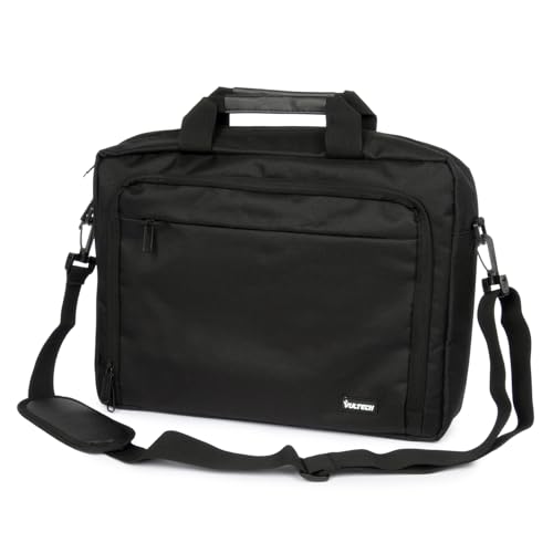 VulTech Borsa per Notebook 15.6”, Compatta con Vano pc Imbottito,