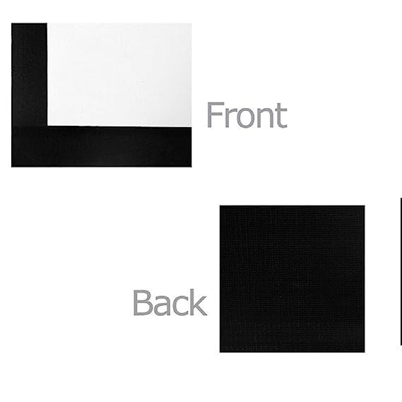 Image of MOIZ Wall Autolock Pull Down Projector Screen 7 Ft. x 5 Ft. - 100 inch Diagonal, 4:3 Format Supports UHD-3D-4K Technology(White)