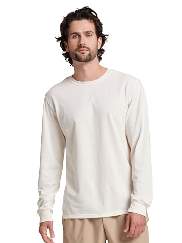 Image of Russell Athletic Men's Basic Cotton Long-Sleeve T-Shirt