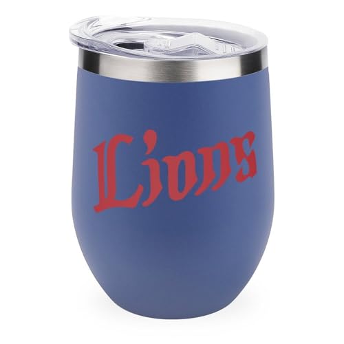 ワインタンブラー 埼玉西武ライオンズ 野球応援 卵殻カップ タンブラー 350ml U字型 コーヒーカップ 蓋付き ステンレス製 魔法瓶 保冷 保温 水筒 直飲み 応援グッズ プレゼント