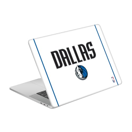 Skin Dallas Mavericks MacBook Pro 15.4 vinyle blanc découpe précise A1707