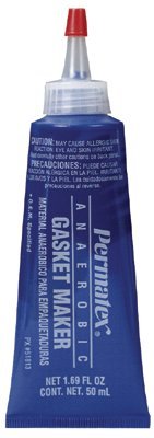 Permatex Anaerobic Gasket Maker, 50 mL Bottle, Red