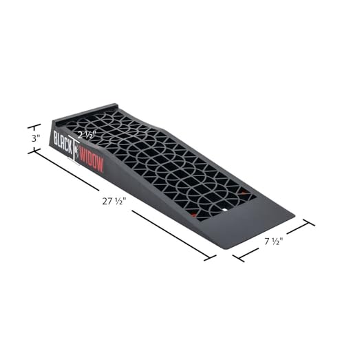 image for Rage Powersports Black Widow Low Profile Plastic Car Service Ramps for