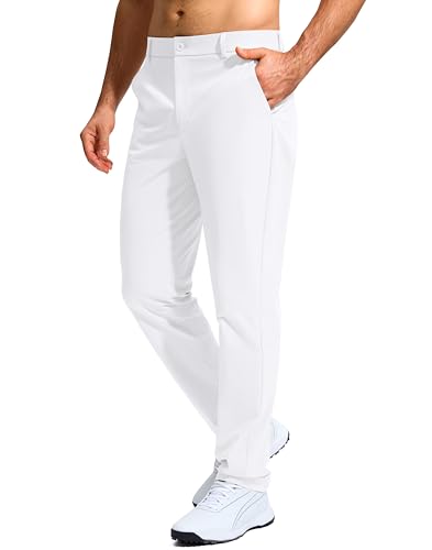 Image of G Gradual Mens Golf Pants Stretch Dress Casual Pants 30 inch /32 inch /34 inch Lightweight Work Travel Slacks for Men with 4 Pockets