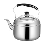BESPORTBLE Stainless Steel Kettle Electric Kettle Tea Kettle Household Teakettle Household Water Pot Water Boiling Kettle Thickened Water Kettle Portable Teakettle 430 Stainless Steel