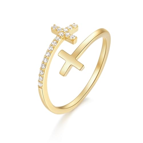 Anillo de compromiso Wycian Alliance con moissanita brillante de alta pureza Au585