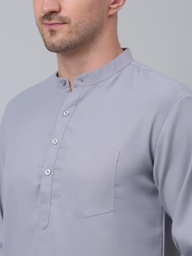 Image of Jompers Men's Cotton Solid Regular Kurta