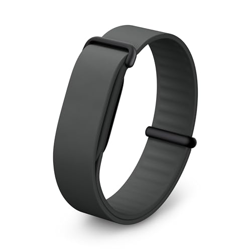Bracelet moderne élégant Google Fitbit Air – Taille unique – Compatible uniquement avec le Google Fitbit Air – Noir Volcanique