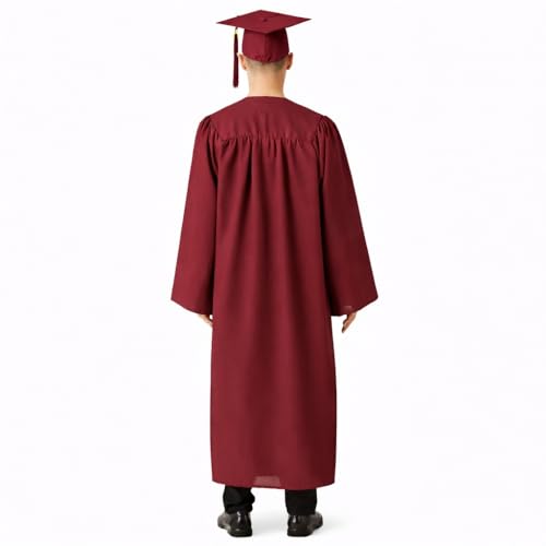 Image of Raj Costume Convocation Dress Graduation Gown and Cap Set for Kids & Adults Convocation Dress Academic Degree Ceremony Robe for School College Graduation Day Matte Polyester Pleated Convocation Gown