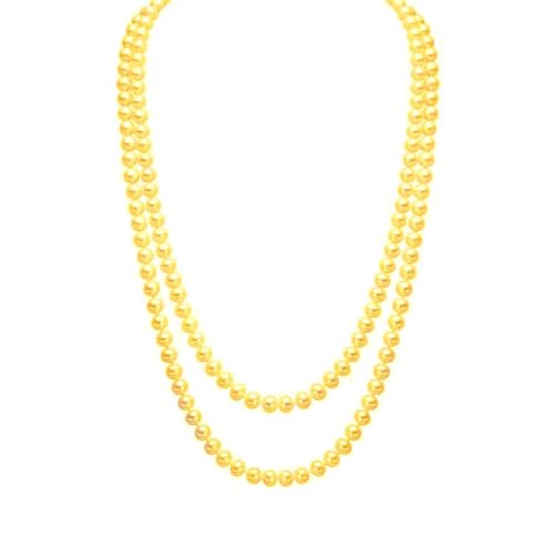 Yellow Beaded Necklace