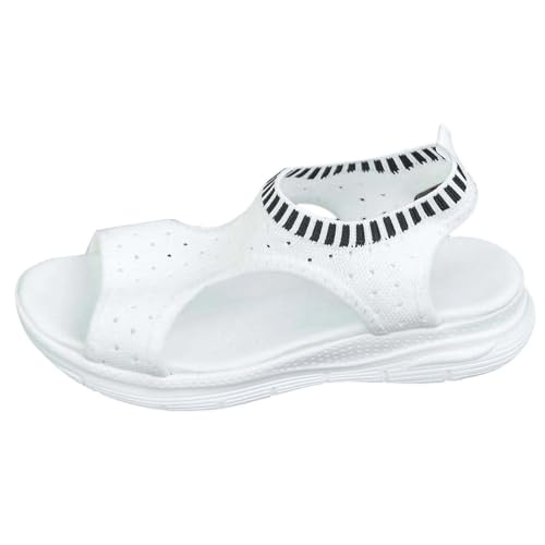Sandalias de verano a la moda ligeras con puntera de rejilla transpirable