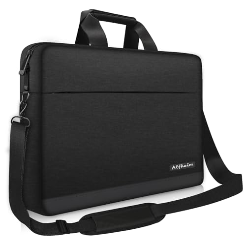 Alfheim 14-15 Pulgadas Bolso de Portátil Cinturón de Hombro, Maletín Ligero Impermeable, Negocios/Trabajo 14 Pulgadas Acer ASUS HP DELL Lenovo Maletín Informático, Compatible con MacBook Air/Pro 15