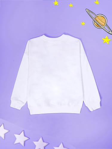Image of KiddoPanti Boys Solid Round Neck Full Sleeve Fleece Sweatshirt | 60% Cotton 40% Polyester | Soft Warm Winter Pullover | Ribbed Cuffs & Hem | Casual Winter Sweatshirt for Kids