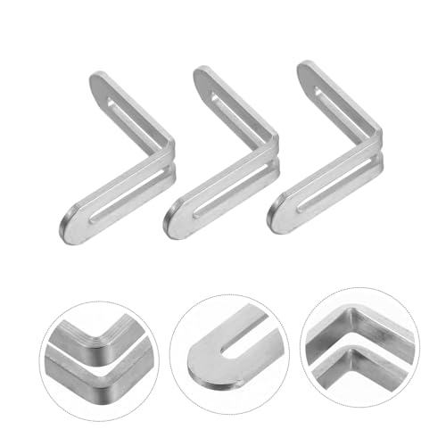 Équerres angle acier inoxydable réglables pour réparer un meuble instable - 7