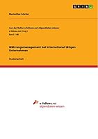 Wahrungsmanagement Bei International Tatigen Unternehmen 3656916055 Book Cover