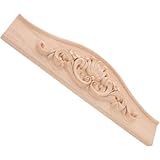Décoration en bois sculpté – sublimez votre intérieur avec ce fronton en bois finement sculpté, apportant une touche de sophistication européenne. applique de porte en bois sculpté
