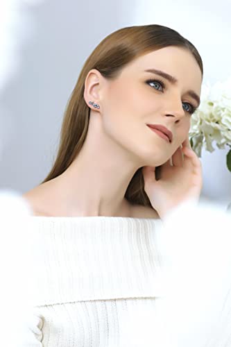 Sterling Silver Genuine or Synthetic Gemstone Small Fashion Trenty Vine Climber Crawler Cuff Earrings for Women4