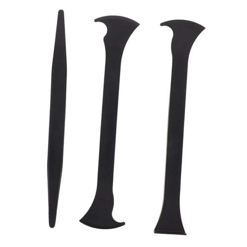 SEWOART 3pcs Automotive Edge Scrapers Kit Durable Plastic Tool for Color Changing Film Application Trims Removal and Edge Finishing Ergonomic Design for User Comfort