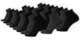 AND1 Men's Socks - Athletic Cushion Quarter Cut Socks (24 Pack), Size 6-12.5, BlackGrey