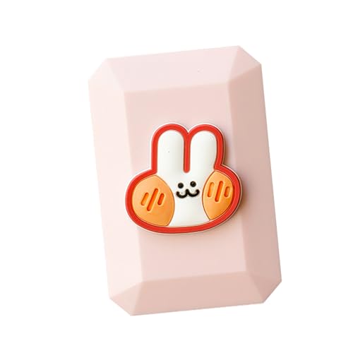 Capa de lente de contato com desenho fofo e portátil criativo estojo de lente macia para cuidados e armazenamento de lentes de contato tema coelho LCC792-03