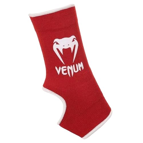 Venum Kontact Protectores de Tobillo, Rojo, M