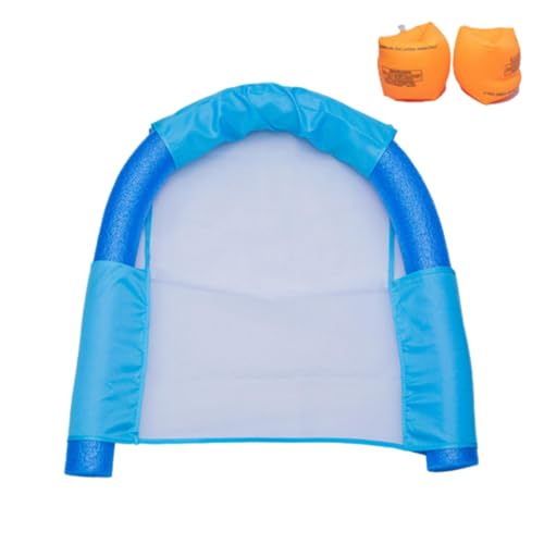Pool Noodle Chair - Floating Pool Lounge Chair | Portable Floating Pool Chair | Pool Lounge Chair Float | Chair Floats for Adults | Pool Noodle Float Chair for Swimming Game Lake River Poo
