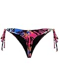 RELLECIGA Women's Tie Side Thong Bikini Bottom