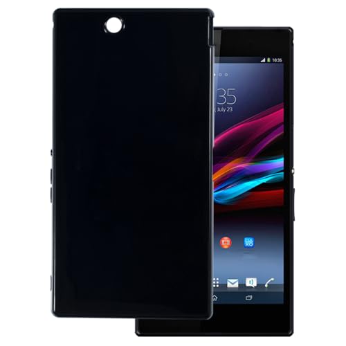 OAGELIM Coque Compatible avec Sony Xperia Z Ultra XL39H Case Antichoc en TPU Souple et Flexible avec Protection Contre Les Rayures et Résistance aux Chutes (Noir)