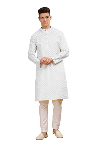 Image of BE ACTIVE Cotton Kurta for Men | Traditional and Stylish Design | Indian Kurta | Full Sleeve Kurta