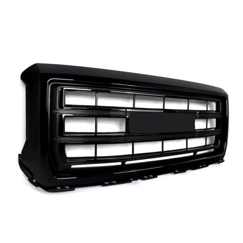 Couvercle d'évent capot pour GMC Sierra 1500 SLT 2014 2015 en noir brillant