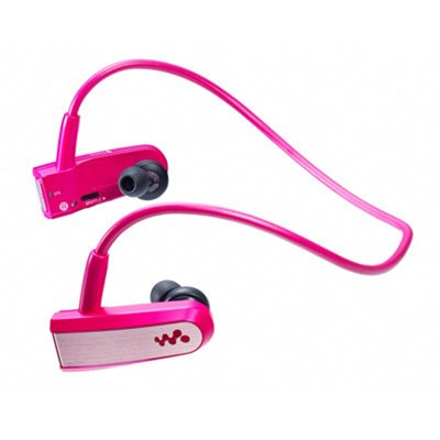 Sony headphone-style Walkman mp3プレーヤー(ピンク)
